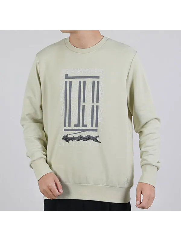 Толстовка adidas Athleisure Casual Sports Pullover — изображение 3 из 4, желтый