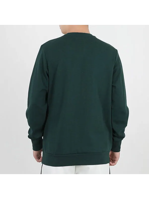 Толстовка adidas Sports Hooded Sweater Men Green — изображение 3 из 4, темный зеленый