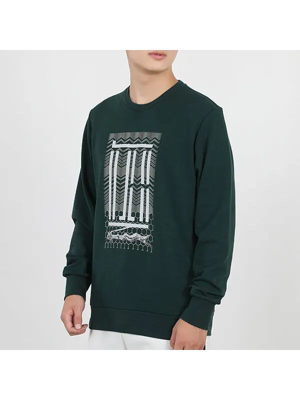 Толстовка adidas Sports Hooded Sweater Men Green — изображение 4 из 4, темный зеленый