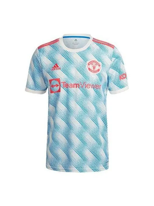 Футболка Adidas Manchester United 21/22 Away Jersey 'Cloud White' — изображение 1 из 4, белый