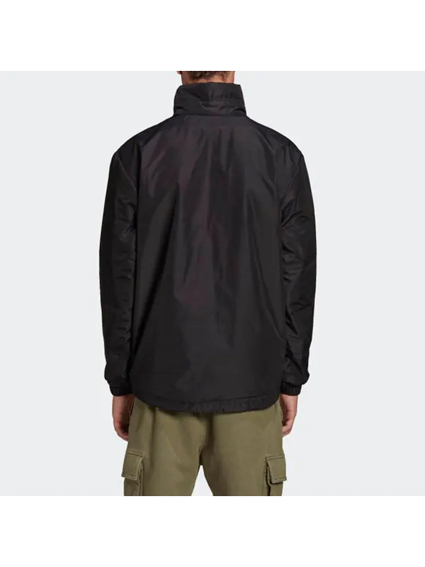 Куртка adidas originals x HUMAN MADE Crossover Embroidered Logo Stand Collar Jacket Black — изображение 4 из 4, черный