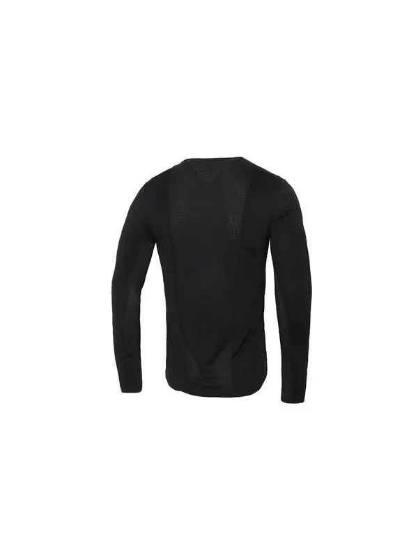 Футболка adidas TF Turf Ls Casual Sports Training Round Neck Long Sleeves Black — изображение 2 из 4, черный