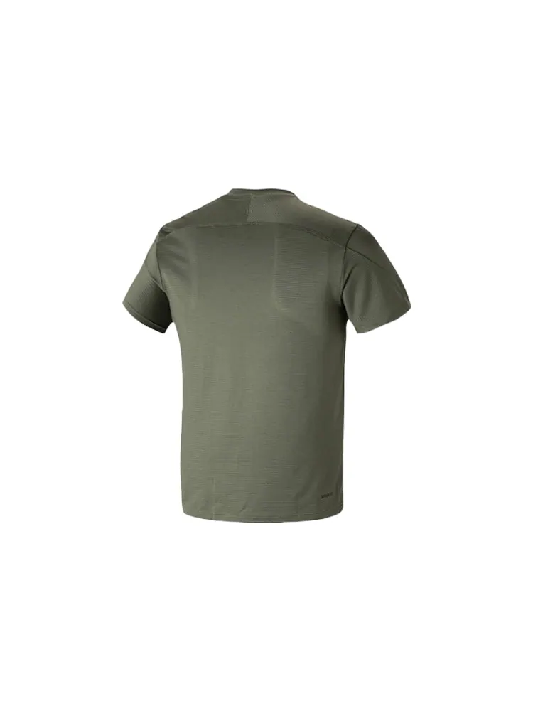 Футболка adidas Kenta Rise Tee Training Sports Short Sleeve Green — изображение 2 из 2, зеленый
