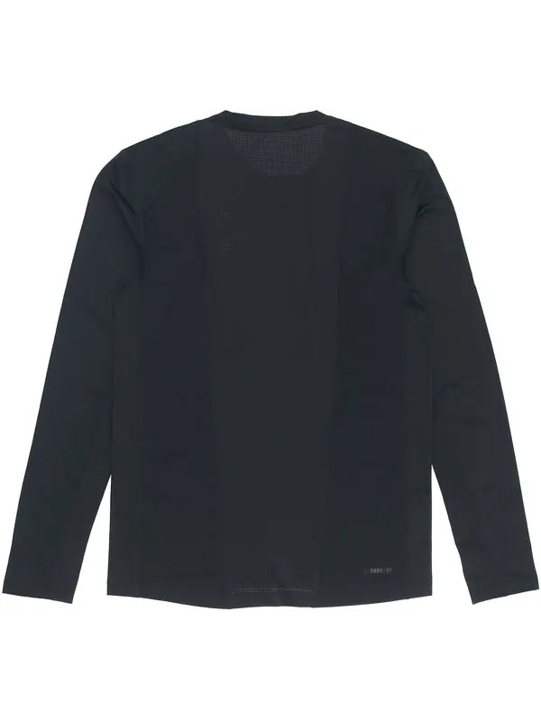 Спортивная футболка adidas Training Running Sports Long Sleeves Gym Clothes Black — изображение 2 из 4, черный