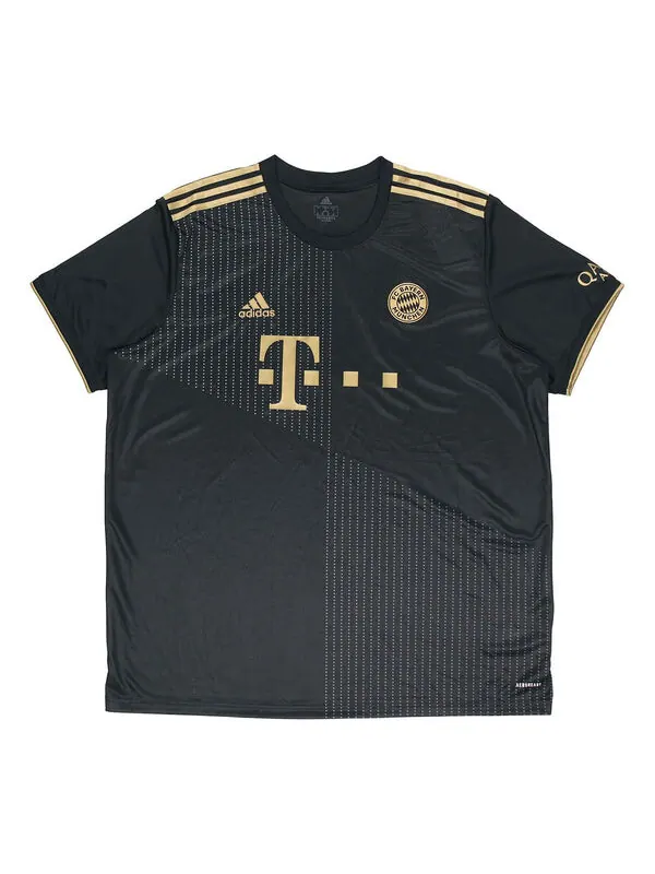 Футболка bayern munich away fan edition sports short sleeve jersey black Adidas — изображение 1 из 4, черный