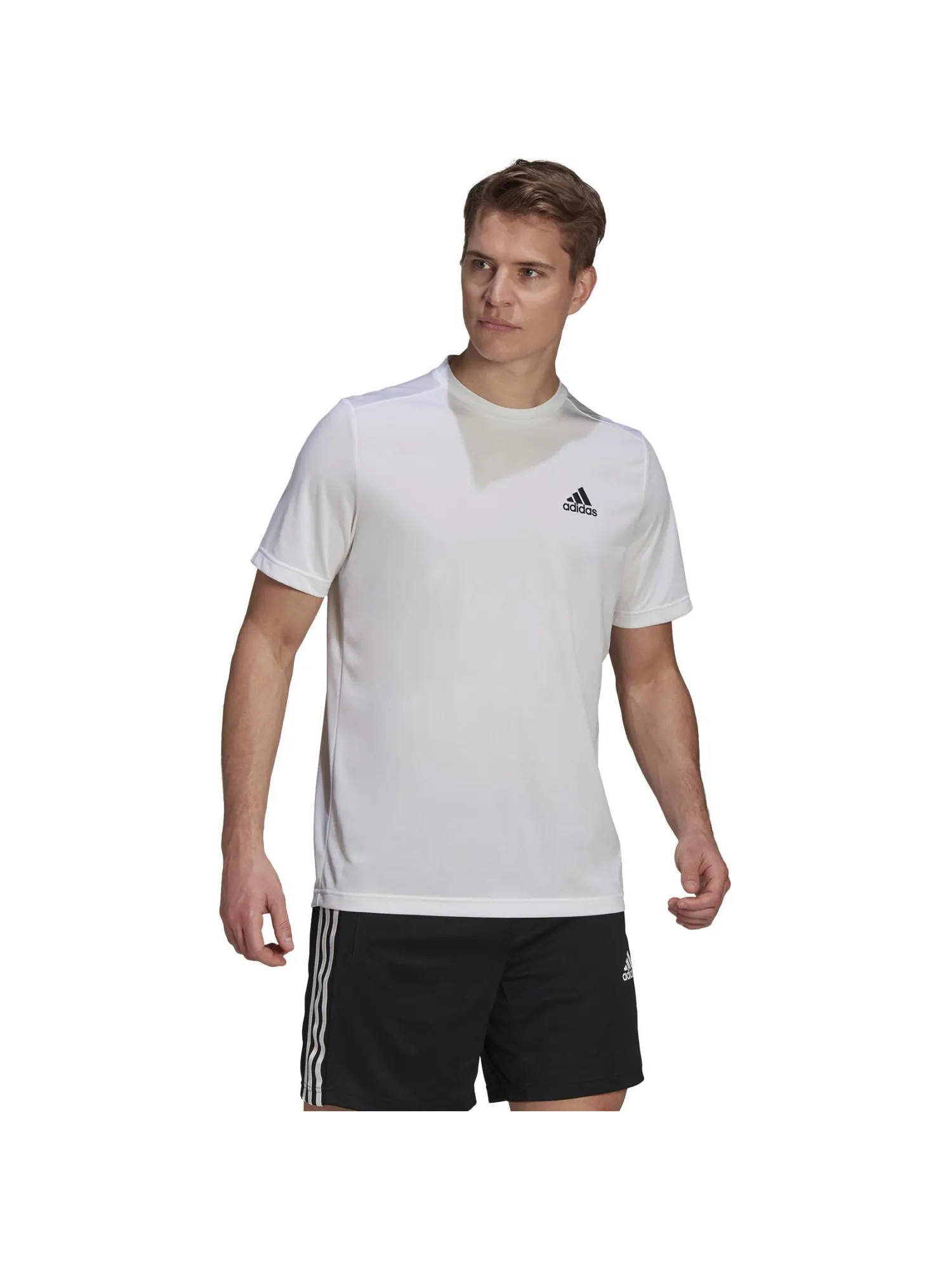 Футболка Adidas Aeroready Designed To Move Sport — изображение 2 из 5, белый