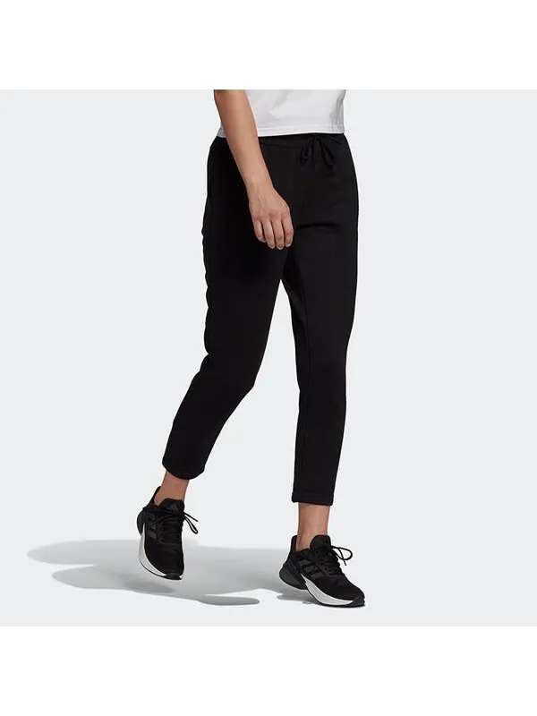 Брюки Essentials зауженные брюки 7 8 Adidas — изображение 4 из 4, черный