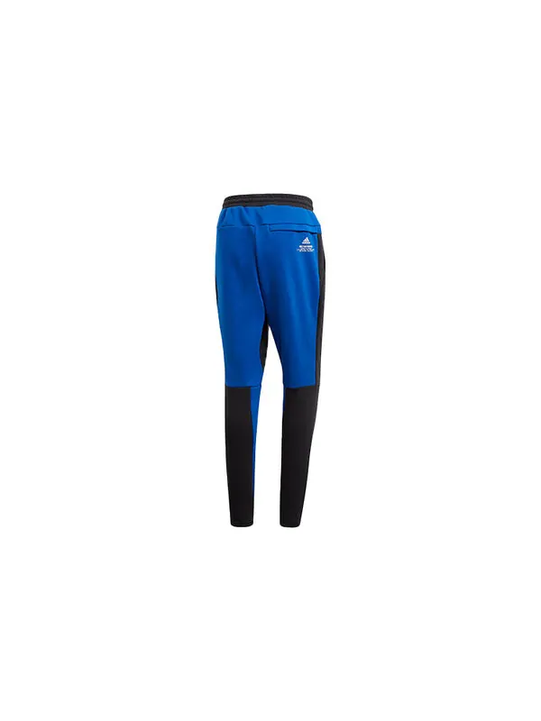 Спортивные штаны adidas Sports Casual Long Pants Black Blue Colorblock — изображение 2 из 4, мульти