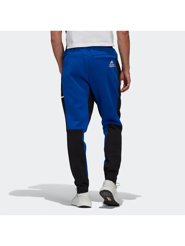 Спортивные штаны adidas Sports Casual Long Pants Black Blue Colorblock — изображение 4 из 4, мульти