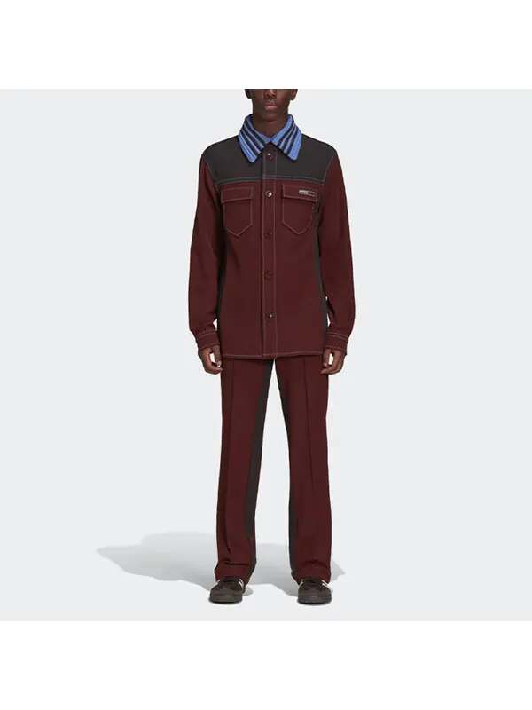 Куртка adidas originals x Wales Bonner Rock Blouson — изображение 3 из 4, коричневый