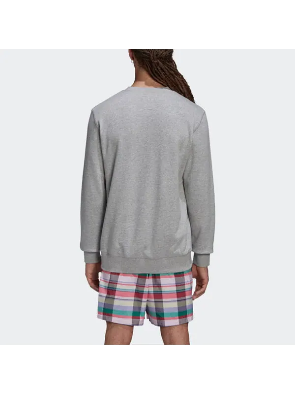Толстовка originals x noah men's shell logo crewneck Adidas — изображение 4 из 4, серый
