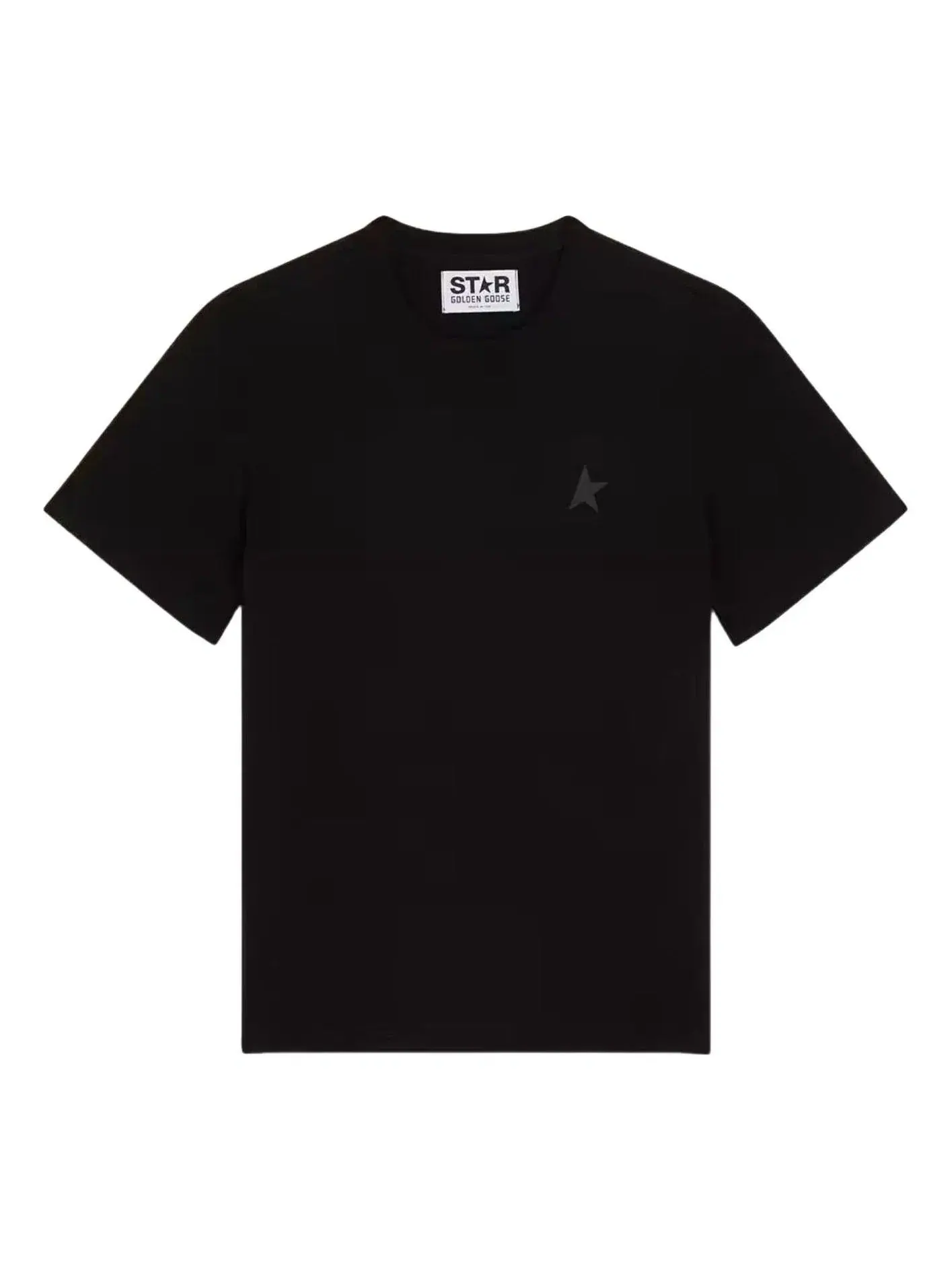 Футболка с коротким рукавом Golden Goose, черная, GMP01220-P000593-90100 — изображение 1 из 1, черный