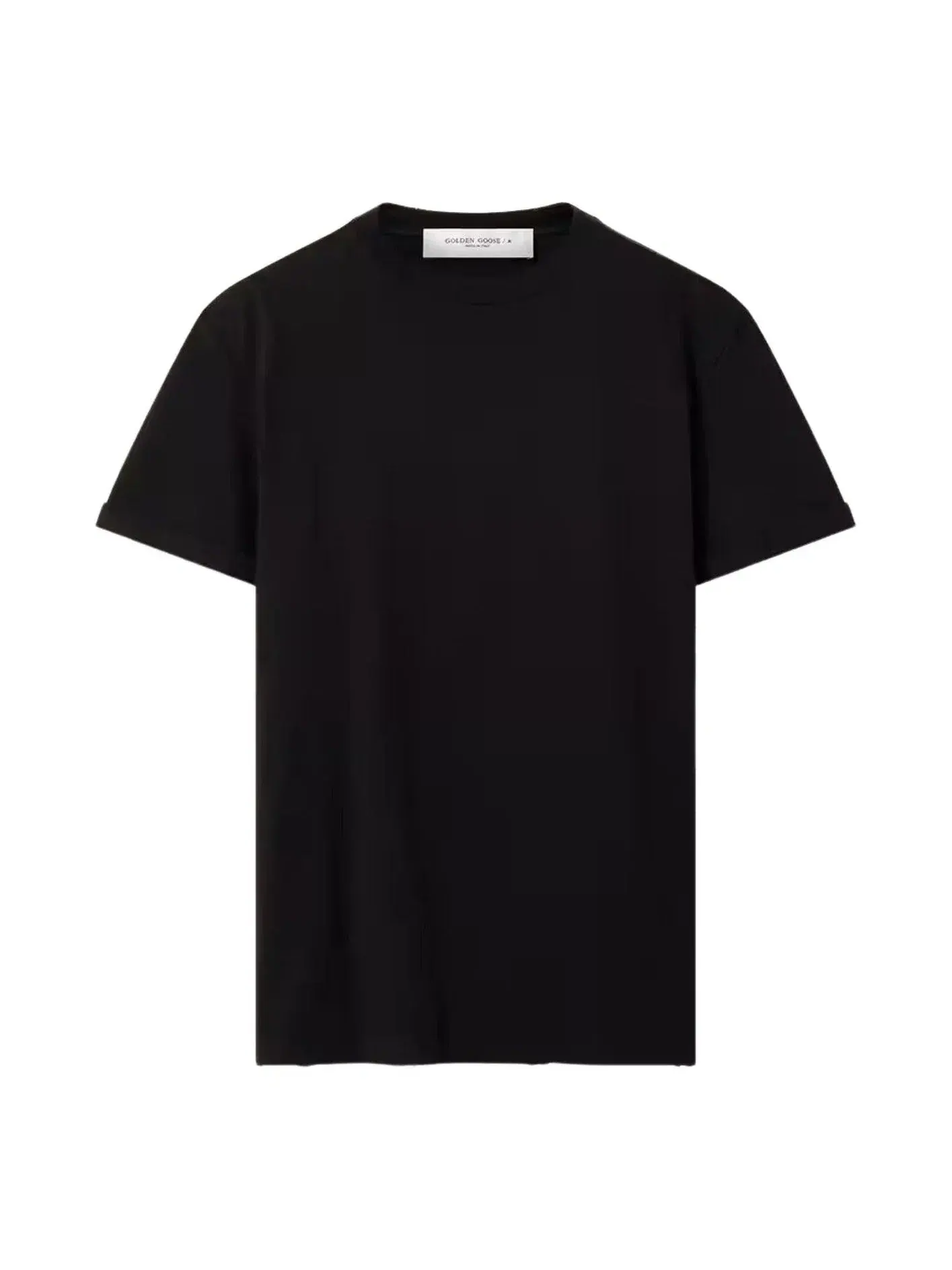 Футболка с коротким рукавом Golden Goose, черная, GMP01220-P000637-90292 — изображение 1 из 2, черный