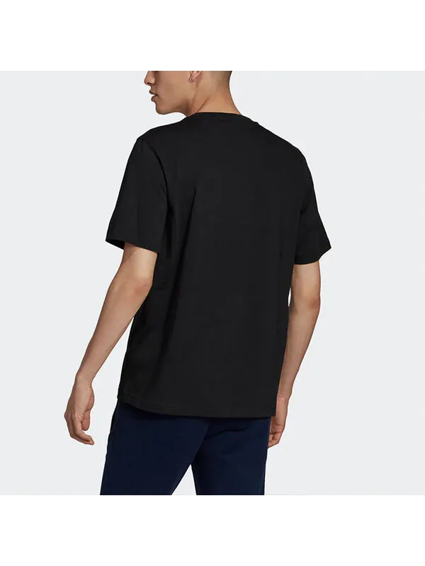 Футболка оригиналы worm tee печать спортивные мужские Adidas — изображение 4 из 4, черный