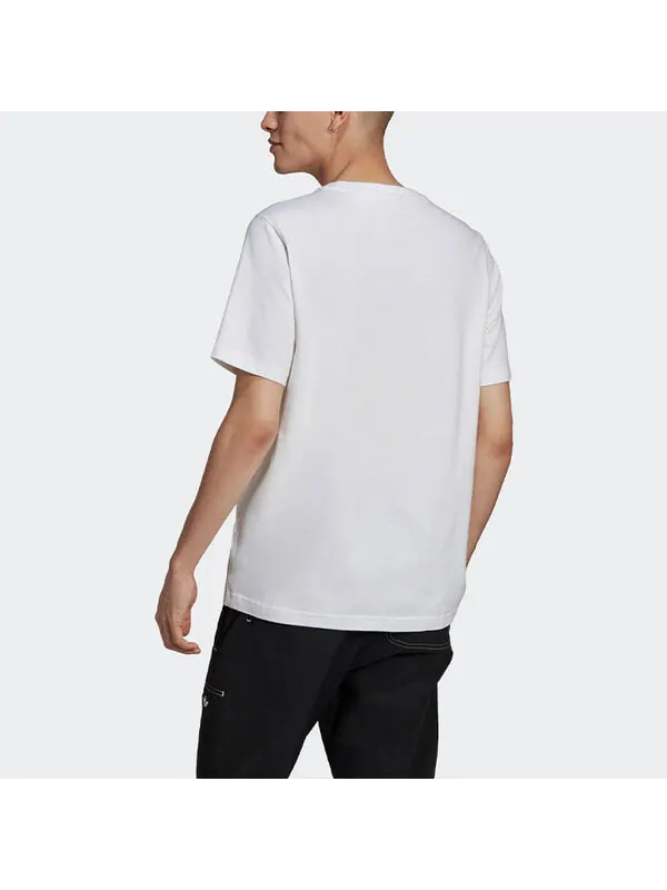 Футболка оригиналы worm tee смешной принт спорт короткий рукав Adidas — изображение 3 из 4, белый