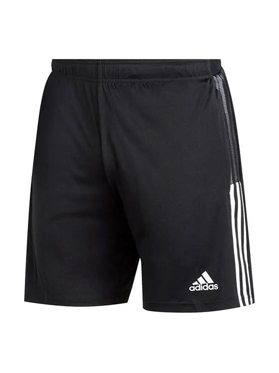 Шорты tiro21 tr sho 3 полосы футбольные спортивные шорты мужские Adidas — изображение 1 из 4, черный
