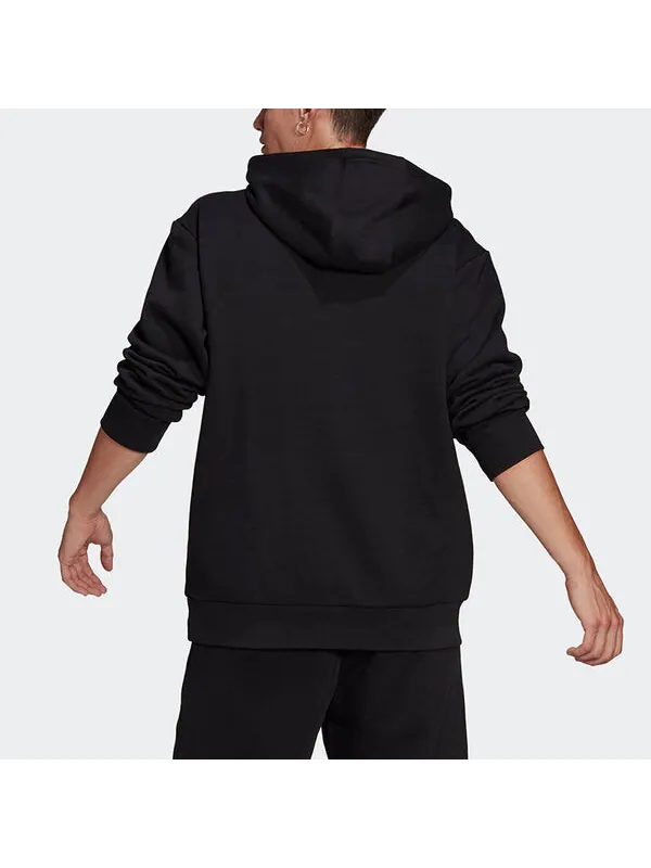 Толстовка adidas originals Adv Logo Hoody Athleisure Casual Sports Printing Pattern Black — изображение 3 из 4, черный