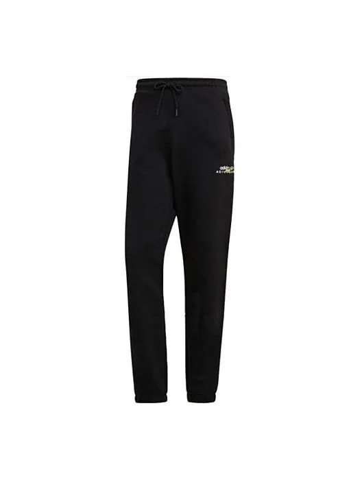 Спортивные штаны adidas originals Running Training Stay Warm Lacing Casual Sports Pants Black — изображение 1 из 4, черный