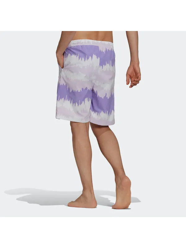 Шорты originals adv aop shorts woven contrasting colors sports purple Adidas — изображение 4 из 4, фиолетовый