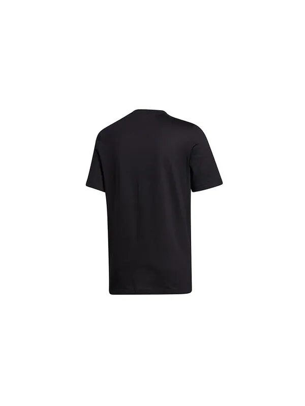Футболка cartoon printing short sleeve black Adidas — изображение 2 из 4, черный