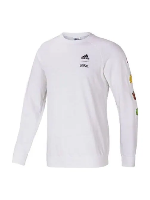 Толстовка с капюшоном x pokemon crossover с принтом спортивный тренировочный свитер Adidas — изображение 1 из 1, белый