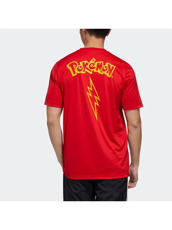 Футболка adidas x Pokmon Crossover Training Sports Short Sleeve Red — изображение 4 из 4, светлый красный