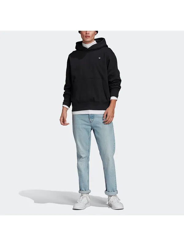 Толстовка adidas originals Premium Hoody Athleisure Hooded Jumper For Men Black — изображение 2 из 4, черный