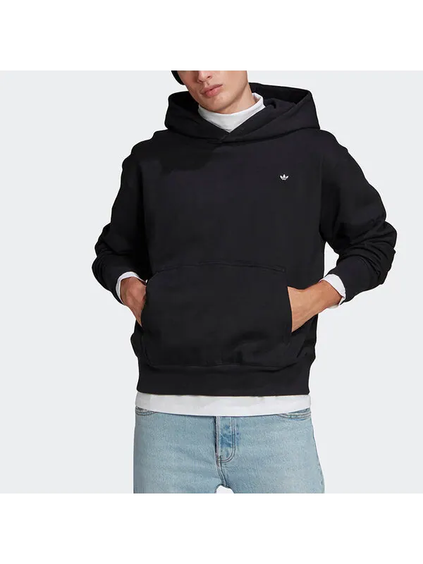 Толстовка adidas originals Premium Hoody Athleisure Hooded Jumper For Men Black — изображение 3 из 4, черный