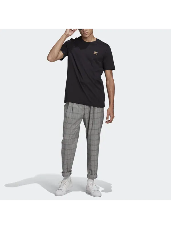 Футболка adidas originals Casual Breathable Sports Round Neck Short Sleeve Black — изображение 2 из 4, черный