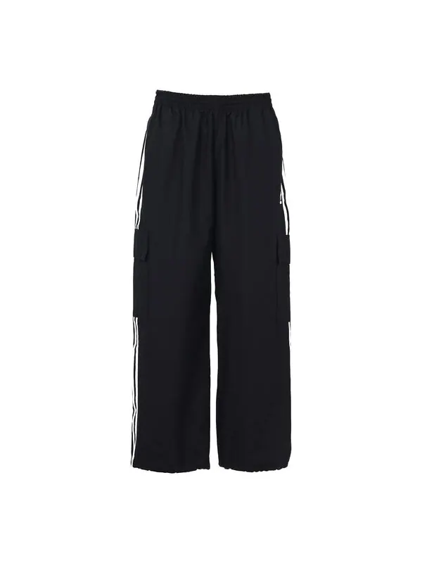 Спортивные штаны adidas originals 3-Stripes Cargo Woven Breathable Running Sports Pants Black — изображение 1 из 4, черный