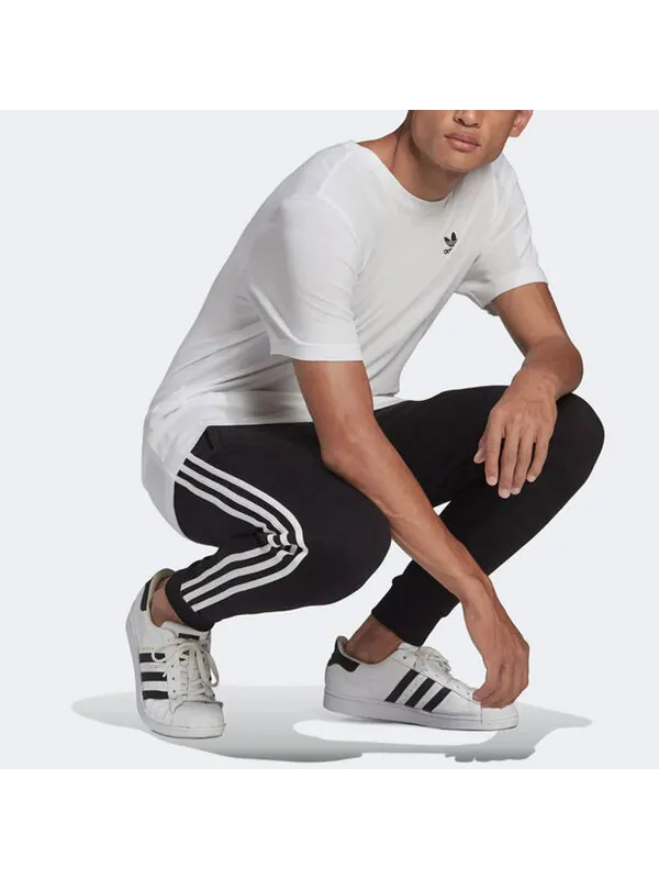 Спортивные штаны adidas originals Classic Side Stripe Bundle Feet Casual Running Sports Pants Black — изображение 4 из 4