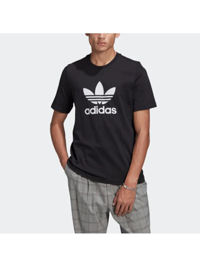 Футболка Adidas Originals Trefoil — изображение 3 из 5, черный