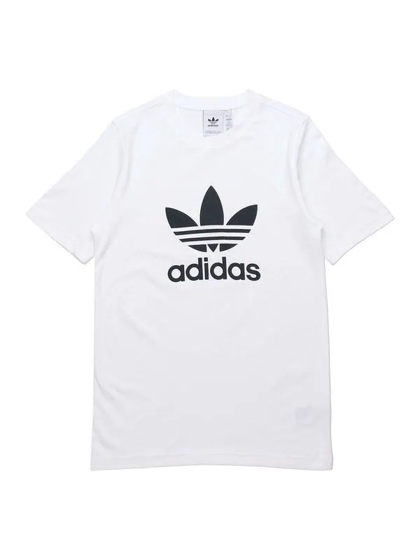 Футболка оригиналы adicolor классика трилистник футболка мужская Adidas — изображение 1 из 4, белый