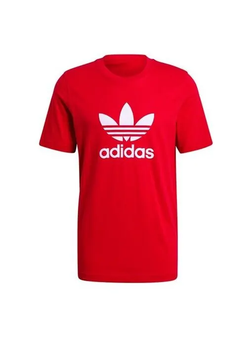Футболка оригиналы adicolor классика трилистник Adidas — изображение 1 из 4, красный