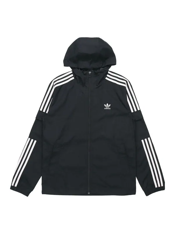 Куртка оригинальная 3 полоски wb fz толстовка с капюшоном для мужчин Adidas — изображение 1 из 4, черный