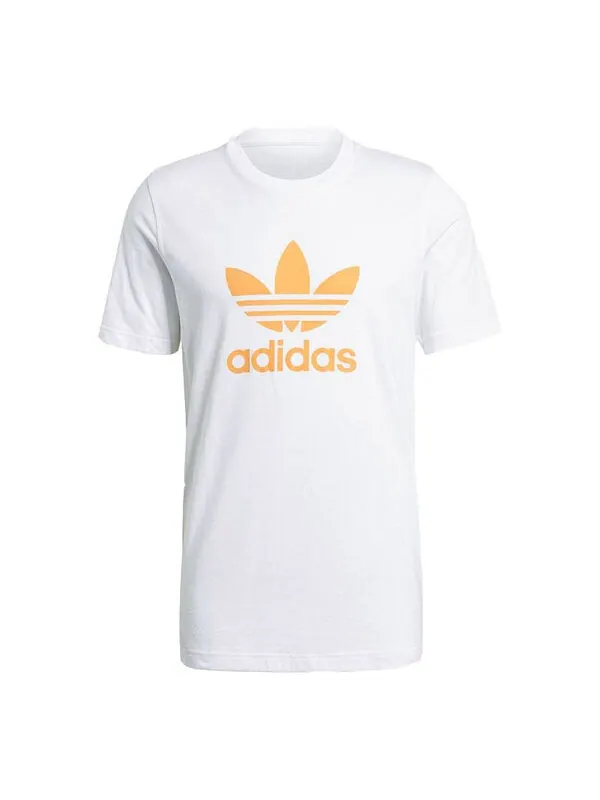 Футболка оригиналы классика трилистник футболка Adidas — изображение 1 из 4, белый