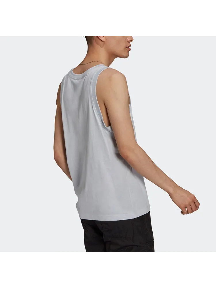 Жилет adidas originals Men's Trefoil Tank ports Vest Gray — изображение 4 из 4, серый