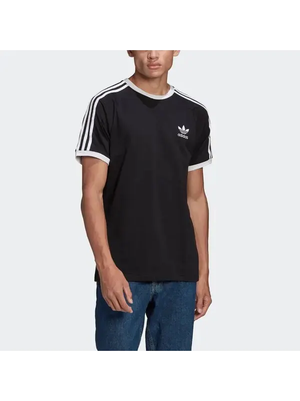 Футболка Adidas Originals Adicolor Classics 3-Stripes — изображение 3 из 5, черный