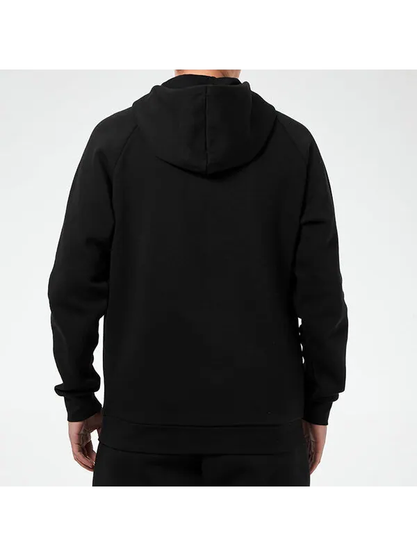 Толстовка adidas originals 3d Trefoil Hood Logo Printing Fleece Lined Stay Warm Sports Black — изображение 4 из 4, черный
