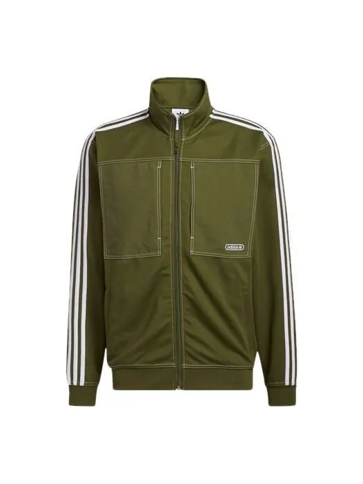 Куртка adidas originals Ww Tt Track Jacket Men's Wild Pine — изображение 1 из 4, зеленый