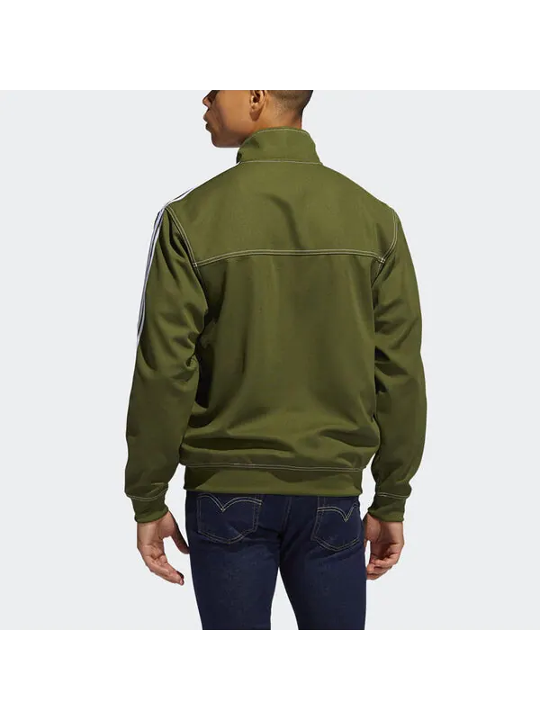 Куртка adidas originals Ww Tt Track Jacket Men's Wild Pine — изображение 3 из 4, зеленый