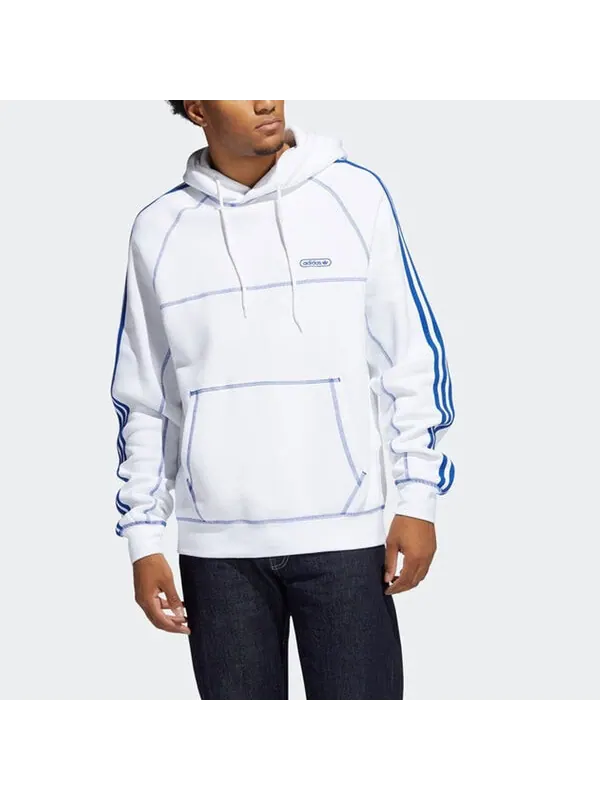 Толстовка adidas originals Cntrst Stitch H Casual Sports White — изображение 3 из 4, белый
