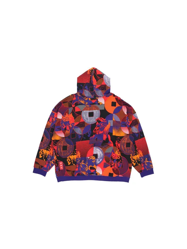 Толстовка men's originals series cny casual sports hooded pullover purple Adidas — изображение 2 из 4, фиолетовый