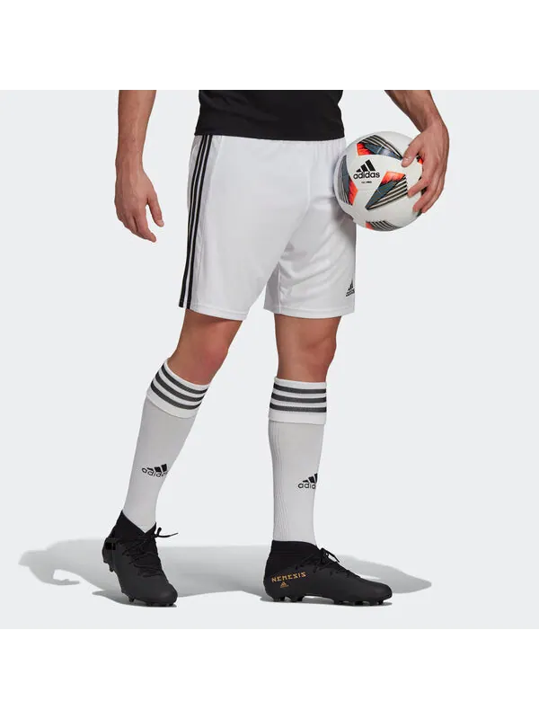 Шорты squad 21 sho stripe soccer/football sports shorts white Adidas — изображение 2 из 4, белый