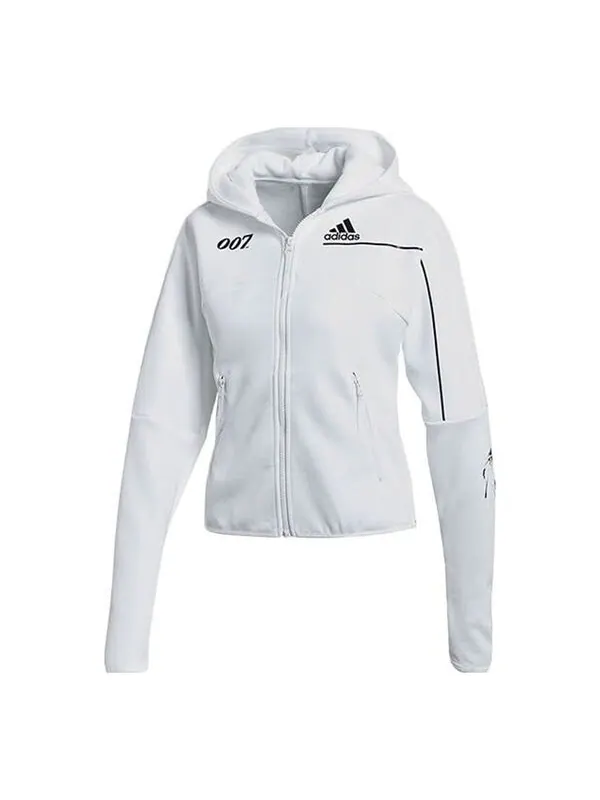 Толстовка adida x james bonds z.n.e. hoodie 'white' Adidas — изображение 1 из 3, белый