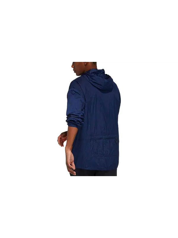 Куртка adidas Terrex Bao Pack Windb Outdoor Sports Mesh Contrasting Colors Pocket Hooded Jacket — изображение 2 из 3, синий