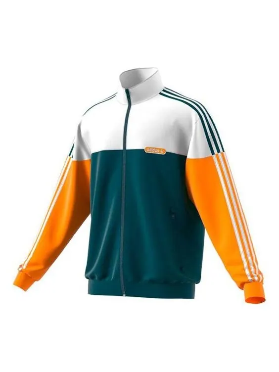 Куртка adidas originals Split Firebird Colorblock Casual Sports Stand Collar Side Stripe Windproof — изображение 1 из 4