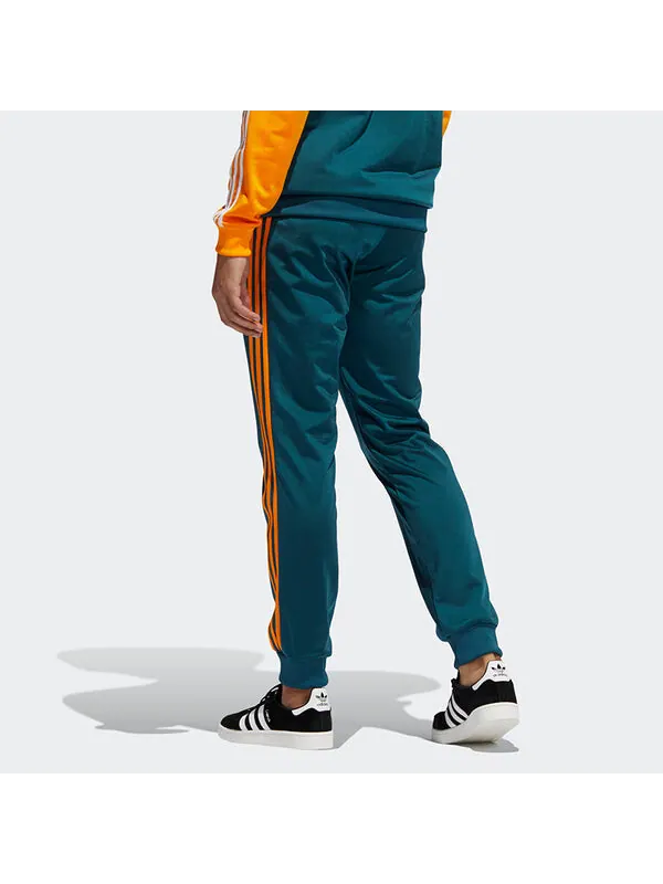 Спортивные штаны adidas originals 3 Stripe Track Casual Sports Trousers Men's Green — изображение 3 из 4, зеленый