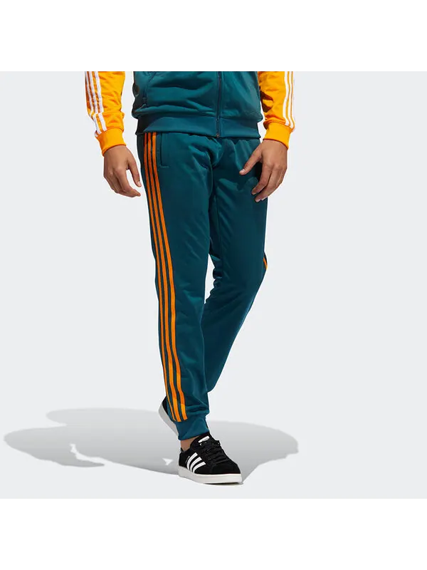 Спортивные штаны adidas originals 3 Stripe Track Casual Sports Trousers Men's Green — изображение 4 из 4, зеленый