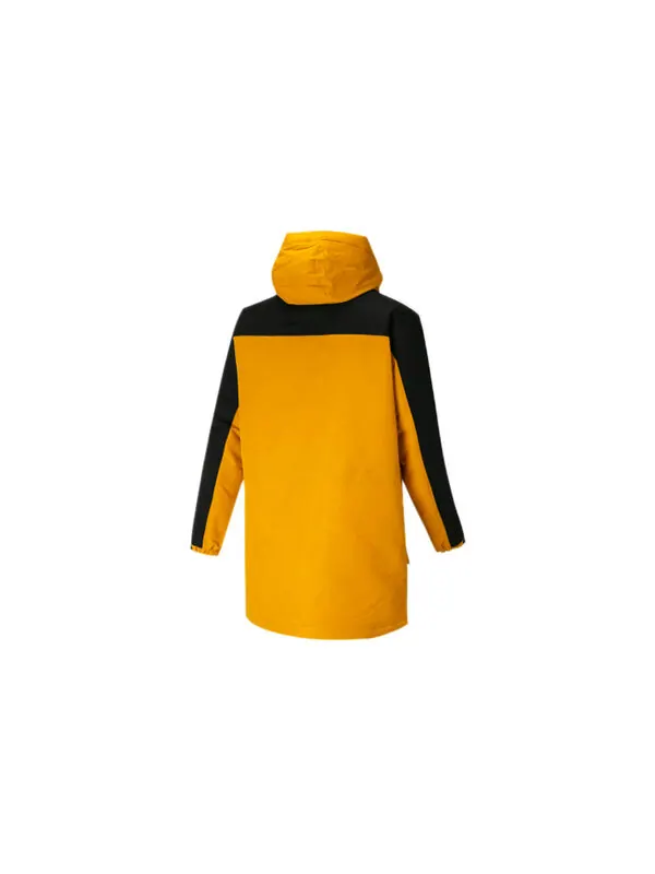 Пуховик adidas Big Mouth Bag Outdoor Windproof Medium Long Cap Down Jacket White Gold — изображение 2 из 4, золотистый